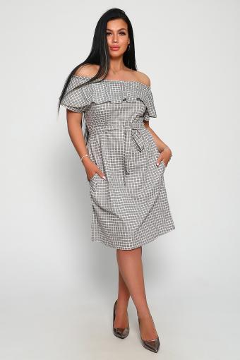Платье 71064 (Серый) - Лазар-Текс