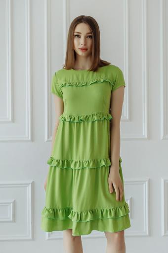 Платье Лили (Зеленый) - Лазар-Текс