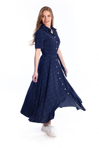 Платье 22259 (Темно-синий) - Лазар-Текс
