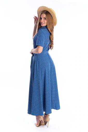 Платье 22259 (Синий) (Фото 2)