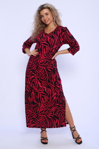 Платье 59205 (Черный/красный) - Лазар-Текс