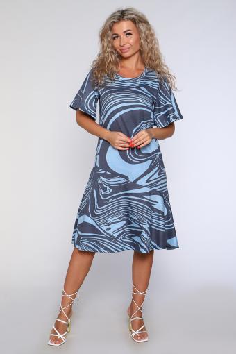 Платье 59145 (Синий) - Лазар-Текс