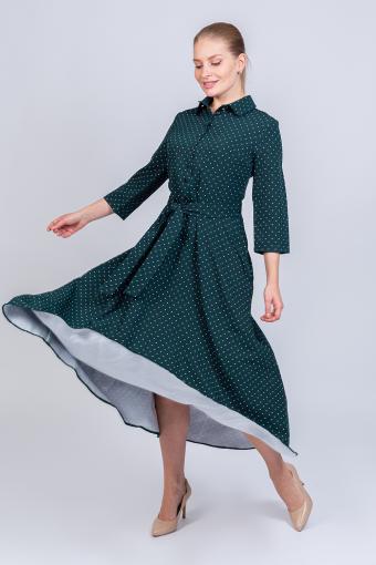 Платье 22267 (Темно-зеленый) - Лазар-Текс