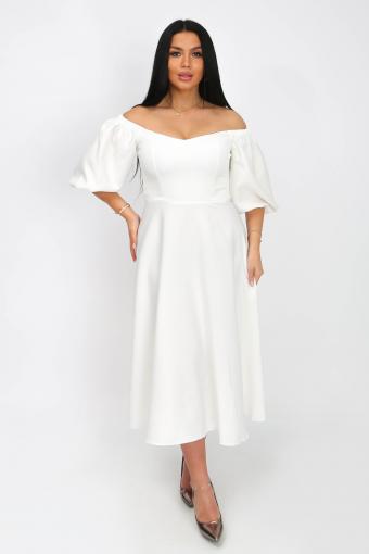 Платье 22251 (Молочный) - Лазар-Текс