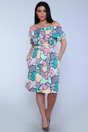 Платье 71060 (Салатовый) - Лазар-Текс