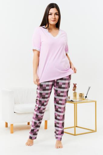 Пижама 83501 (Розовый) - Лазар-Текс
