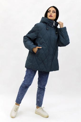 Зимняя женская куртка еврозима-весна-осень 2889 (Бирюза) (Фото 2)
