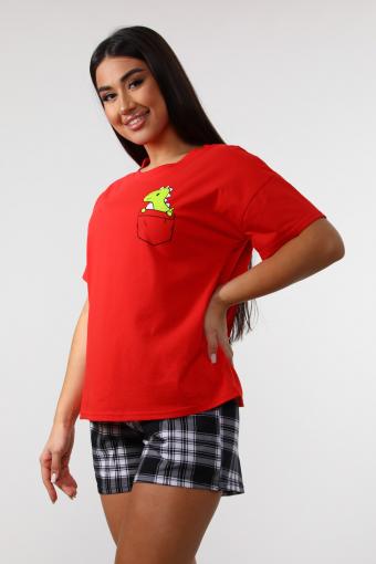 Пижама 88043 (Красный) - Лазар-Текс