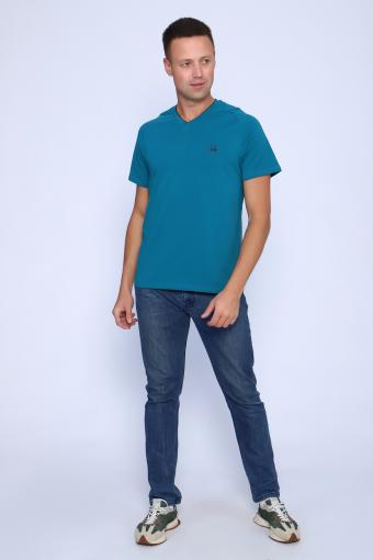 футболка мужская 86081 (Бирюза) - Лазар-Текс