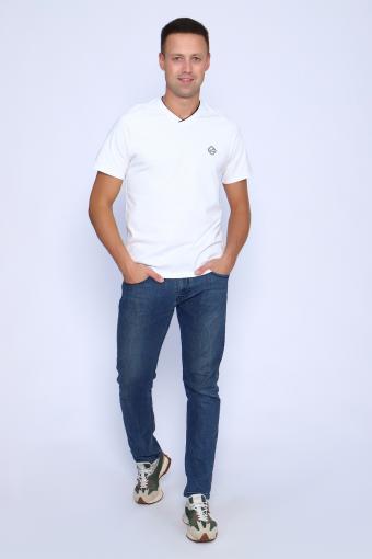 футболка мужская 86081 (Белый) - Лазар-Текс