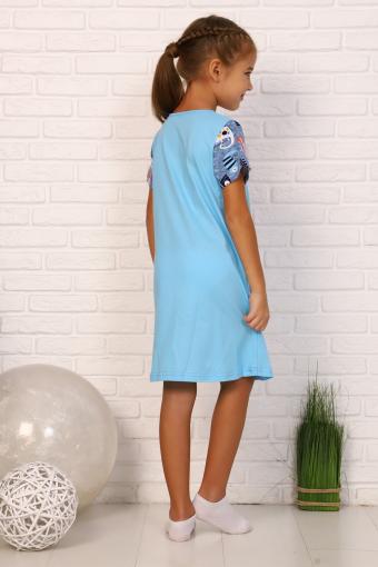 Сорочка Хитруля детская (Голубой) (Фото 2)