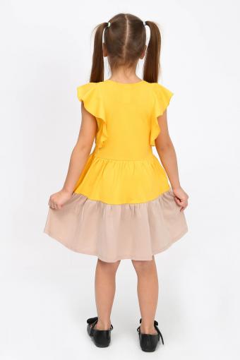 Платье Милагрос детское (Лимонный) (Фото 2)