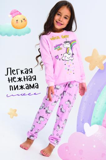 Пижама Ванильное облачко детская (Розовый) - Лазар-Текс