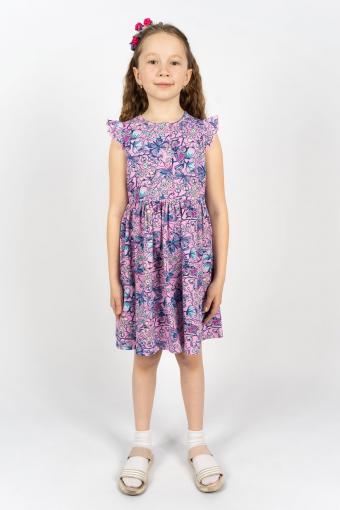 Платье для девочки 81186 (Бабочки) - Лазар-Текс