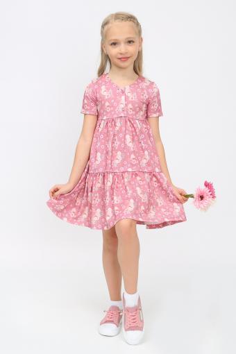 Платье Эмма детское (Розовый) - Лазар-Текс