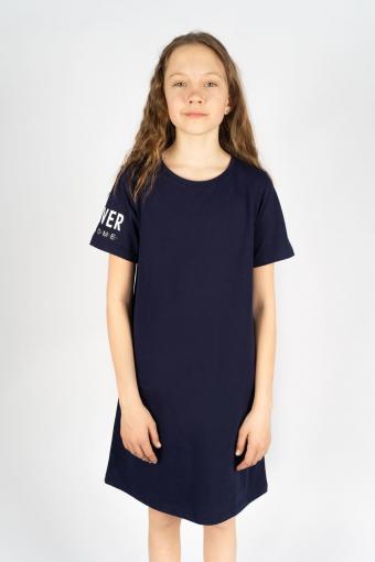 Платье для девочки 81191 (Темно-синий) - Лазар-Текс