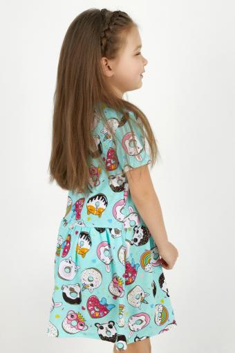 Платье Пончики детское (Ментол) (Фото 2)