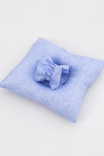 Подушка для кормления ребенка на манжете ПКР/голубой (Голубой) - Лазар-Текс