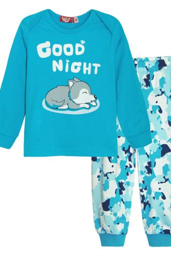 Пижама для мальчика 92163 (Голубой) - Лазар-Текс