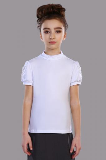Блузка для девочки Бэлль Арт. 13133 (Белый) - Лазар-Текс