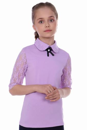 Блузка для девочки Шарлиз Арт. 13237 (Светло-сиреневый) - Лазар-Текс