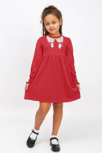 Платье Мишура детское (Красный) - Лазар-Текс
