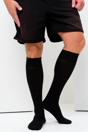 Носки Высокие мужские (Черный) (Фото 2)