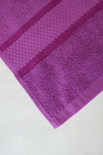 Полотенце махровое 60 Б (Фиолетовый) - Лазар-Текс