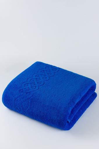 Полотенце махровое Plait (Синий) - Лазар-Текс
