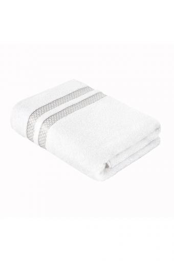 Махровое банное полотенце Verossa коллекция Reticolo 70х140 (Белый) - Лазар-Текс