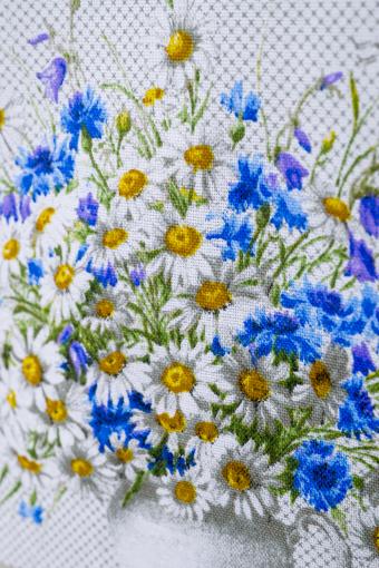 Набор полотенец Полевые цветы (Серый) (Фото 2)
