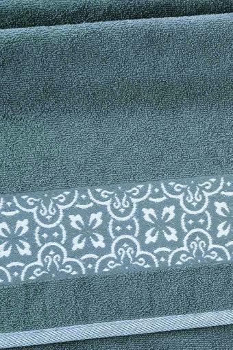 Полотенце махровое Мозайка (Серый) (Фото 2)