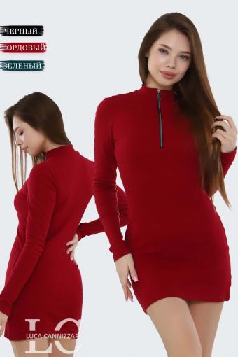 Платье 86088 (Бордовый) - Лазар-Текс