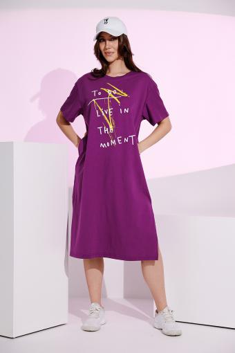 Платье 8341 (Фиолетовый) - Лазар-Текс