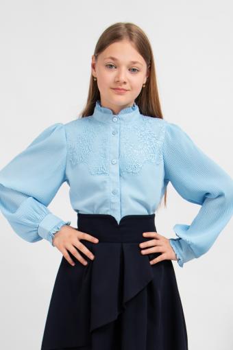 Блузка для девочки SP1900 (Голубой) (Фото 2)