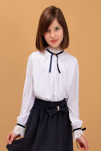 Блузка для девочки SP0303 (Белый) - Лазар-Текс