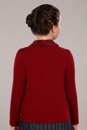 Блузка для девочки Рианна Арт.13180 (Бордовый) (Фото 2)