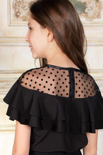 Блузка для девочки SP1902 (Черный) (Фото 2)