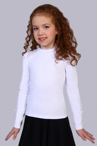 Блузка для девочки Алена арт. 13143 (Белый) - Лазар-Текс