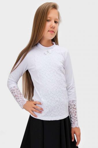 Блузка для девочки S62995 (Белый) - Лазар-Текс