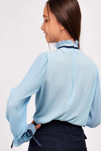 Блузка для девочки SP2801 (Голубой) (Фото 2)