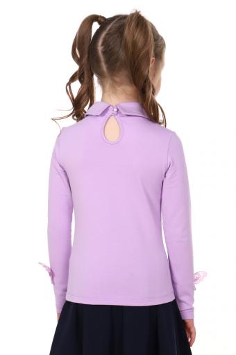 Блузка для девочки Камилла арт. 13173 (Светло-сиреневый) (Фото 2)