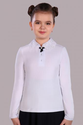 Блузка для девочки Рианна Арт.13180 (Белый) - Лазар-Текс