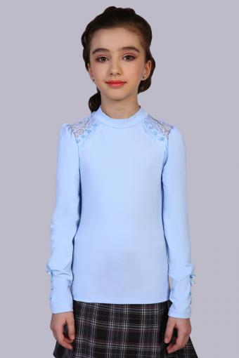 Блузка для девочки Алена арт. 13143 (Светло-голубой) - Лазар-Текс