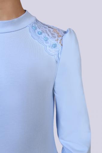 Блузка для девочки Алена арт. 13143 (Светло-голубой) (Фото 2)
