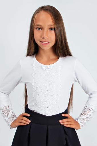 Блузка для девочки SP62999 (Белый) - Лазар-Текс