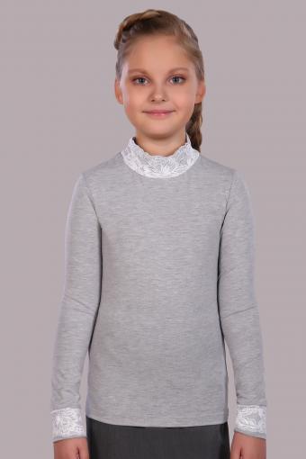 Блузка для девочки Дженифер арт. 13119 (Серый меланж) - Лазар-Текс