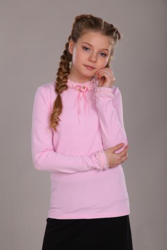 Блузка для девочки Ариэль Арт. 13265 (Светло-розовый) (Фото 2)