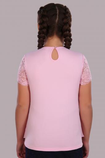 Блузка для девочки Анжелика Арт. 13177 (Светло-розовый) (Фото 2)
