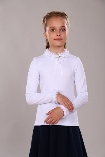 Блузка для девочки Ариэль Арт. 13265 (Белый) - Лазар-Текс
